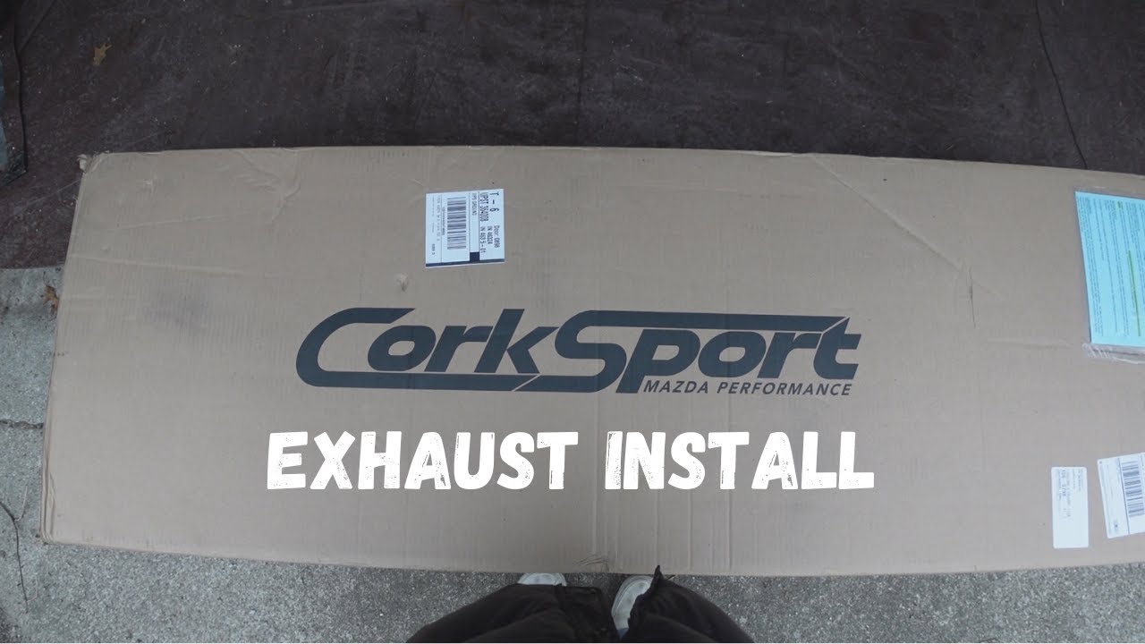 ANOTHER MAZDA CORKSPORT EXHAUST INSTALL on the GRAVEYARD 3! - YouTube