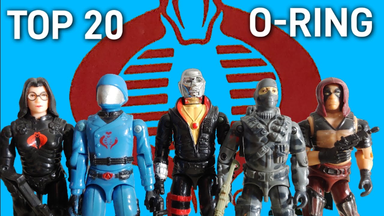 TOP 20 COBRA Action Figures | Vintage G.I. Joe - YouTube