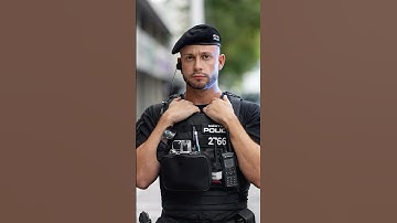 This POLICE Officer Seems Serious At First Sight, But When HE Smiles, It Just Melts Hearts❤️ #police