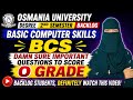 BCS | Degree semester-2 backlog Basic Computer Skills damn sure questions✅| 2026 O.U |💯Full Marks