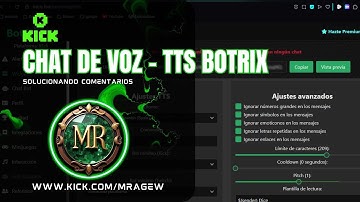 Cómo Usar Botrix TTS en Kick: Tutorial Completo de Chat de Voz 📢