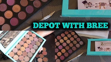 DEPOTTING MY MORPHE 35T PALETTE |  (HOW TO) INTO Z PALETTE