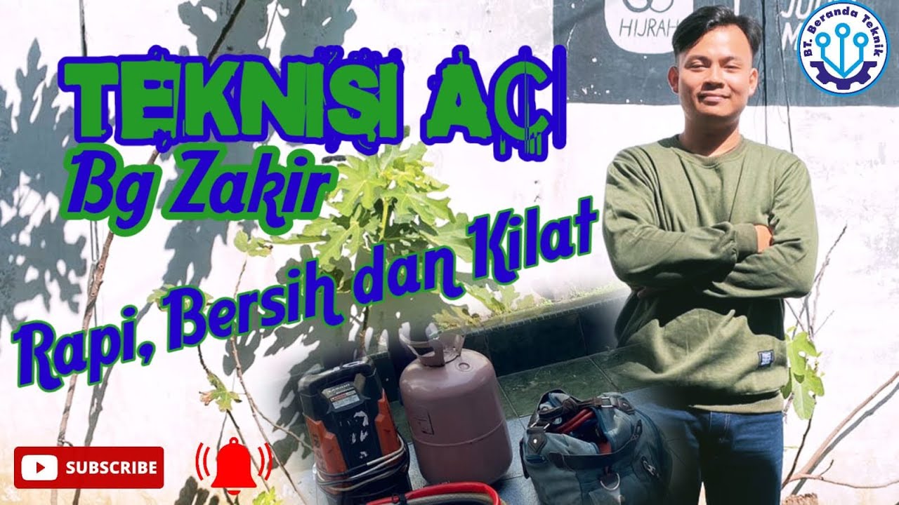 Teknisi Rapi Pelayanan Prima Service AC Dari Teknisi Zakir Rapi, Bersih, dan Bagus ...