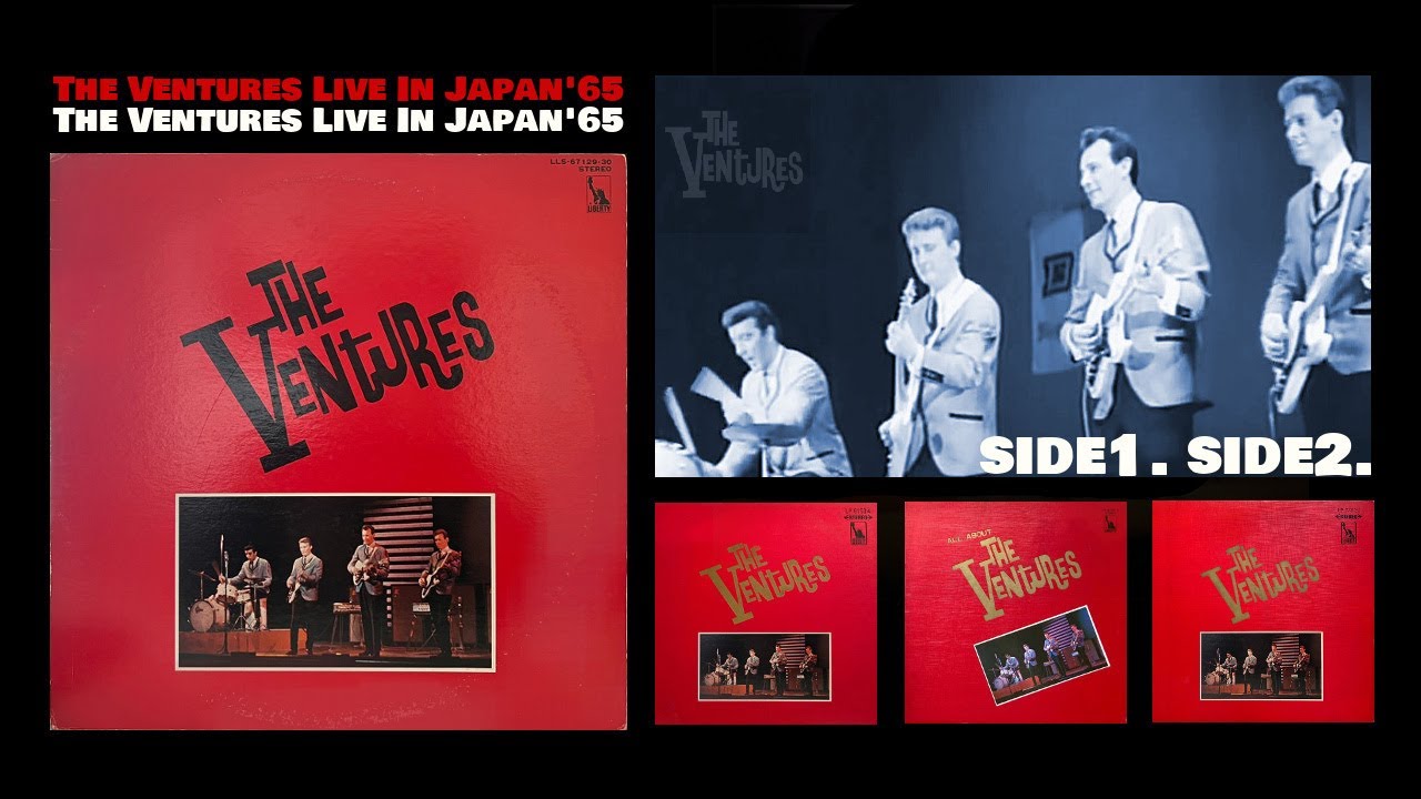 The Ventures Live In Japan'65 Side-1.Side-2.(Live Album)1965 LLS