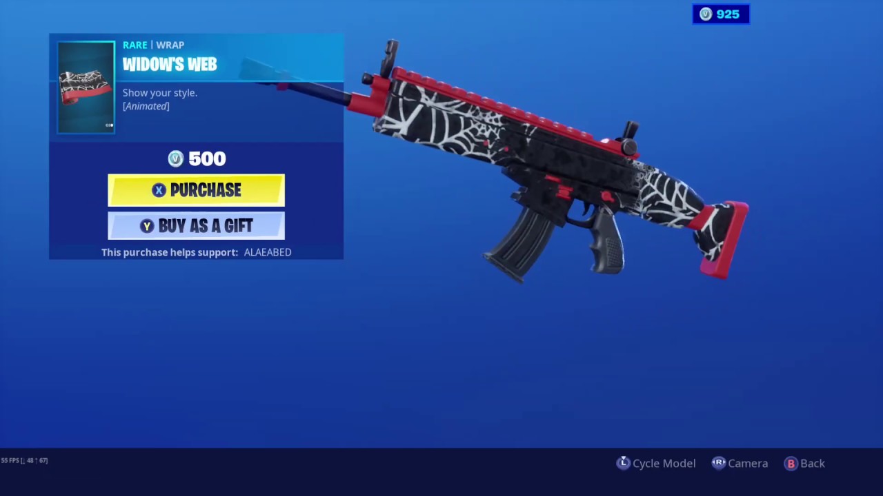 *NEW* WIDOW'S WEB WRAP IN FORTNITE!