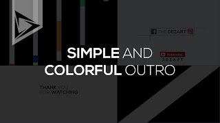 Free 2D Outro Template - After Effects
