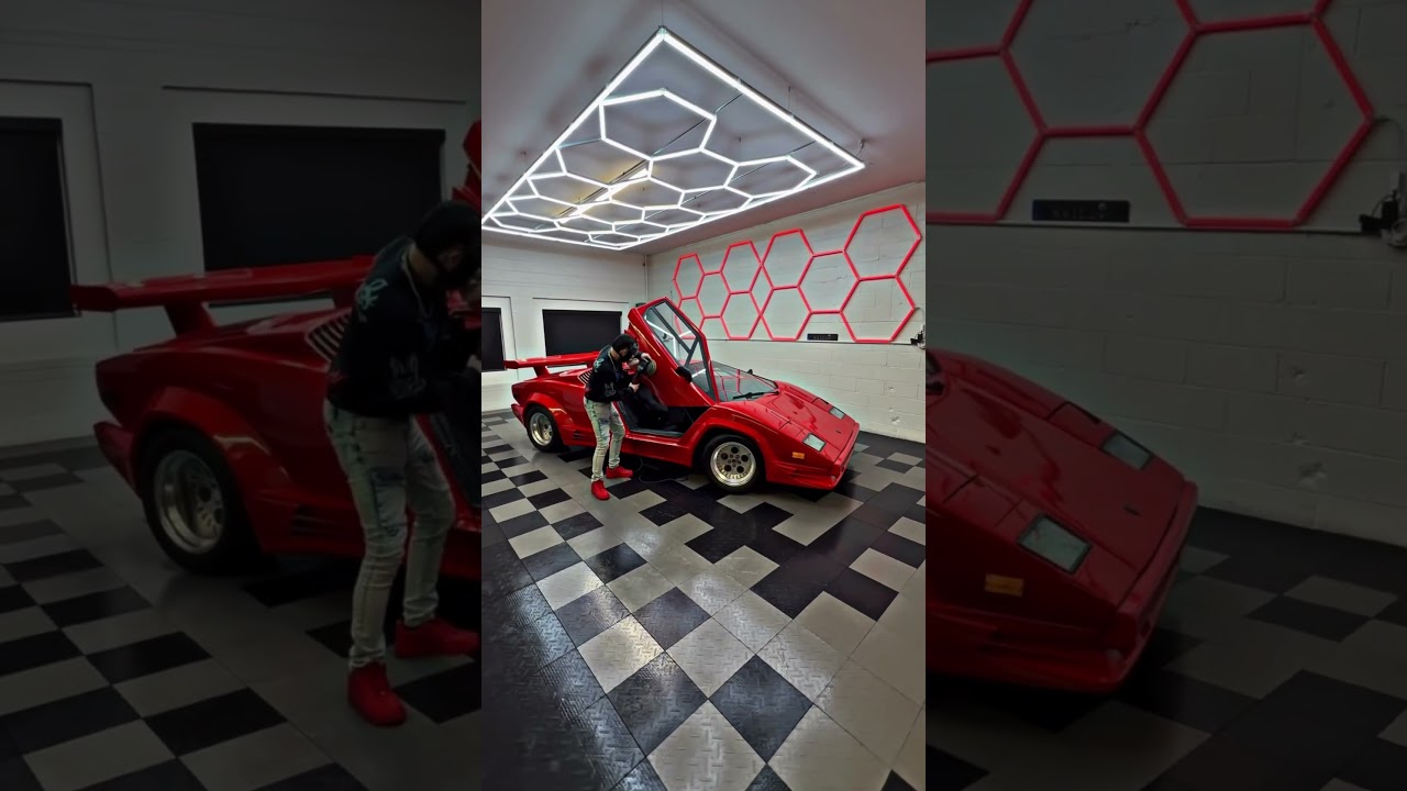 Iconic Lamborghini Countach Gets A Paint Correction & Ceramic Coating!