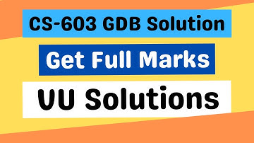 cs603 gdb solution 2022 || Software Architecture and Design GDB solution