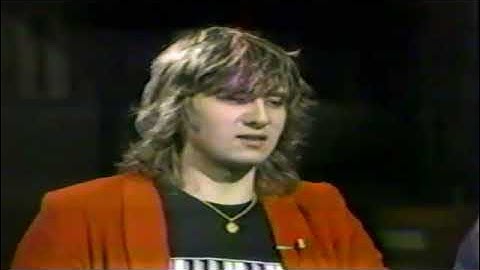 Joe Elliott (Def Leppard) MTV Interview Clip 1983 - Friday Night Video Fights
