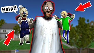 Super Big Granny vs Ice Scream vs Baldi - funny horror animation parody (p.307) screenshot 4