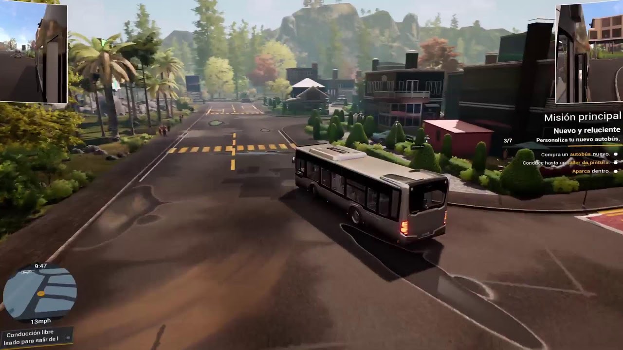 jugando simulador de bus parte 1