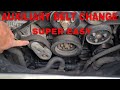 How To Change Your Land Rover Discovery 3 Tdv6 Auxiliary serpentine  Belt.