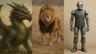 Efsane Karakter Dönüşümleri Ejder-İnsan Aslan-İnsan Robot-İnsan