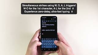 Stop Smartphone Typos! The 2-Row Keyboard Revolution | QWERTY mini Pro screenshot 5
