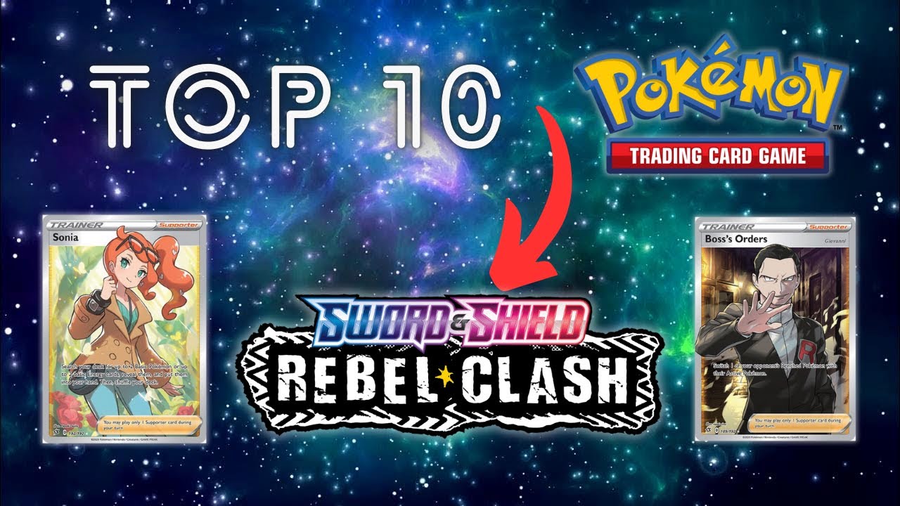 Top 10 EXPENSIVE Rebel Clash Pokemon Cards 👀