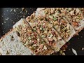 Pistachio bread recipe with pistachio glaze low cal (195 calories per slice)