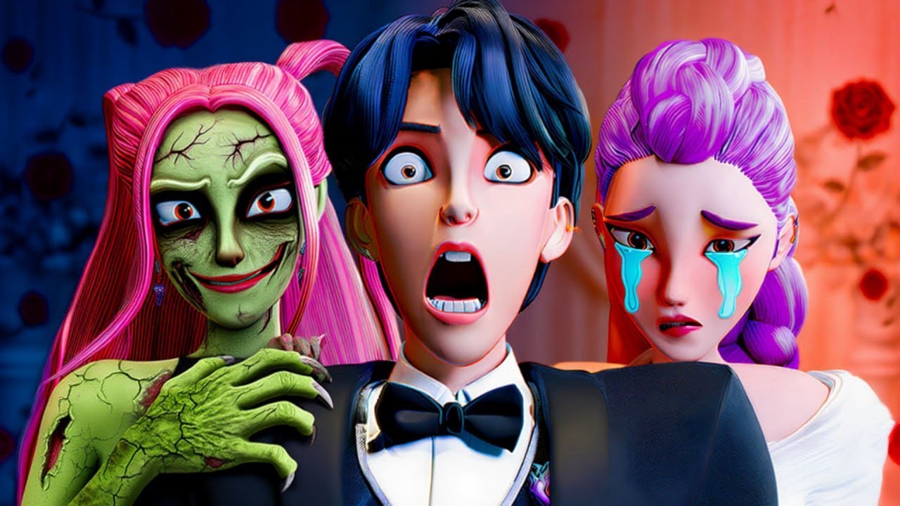 JINU & RUMI Get MARRIED! KPop Demon Hunters AnimationHUNTRIX VIDEOS! 💜⚔️🥶