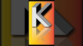 3d K Text logo Design in illustrator | Vector Logo  | Graphic Design illustrator vce logodesign