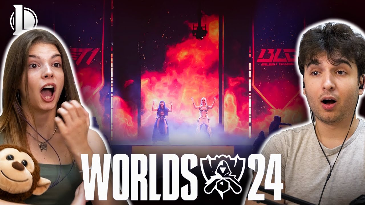 FIRST Reaction to WORLDS 2024 Opening Ceremony 🔥 | League of Legends