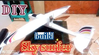 build rc plane sky surfer... handmade... @albihobby1653