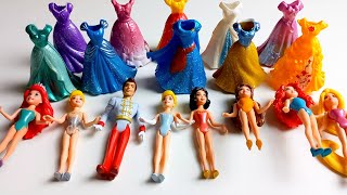 Disney Princess Doll Makeover ~ DIY Miniature Ideas for Barbie - Wig, Dress, Faceup, and More! DIY