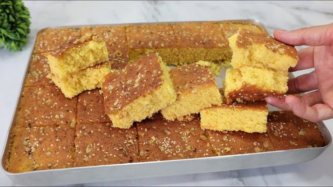 EFSANE TADIYLA MISIR UNLU KEK TARİFİ 🙌🏻 Mısır Unlu Kek Nasıl Yapılır 😋 Kek Tarifleri