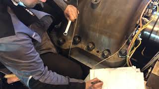 Proximity probe static test Axial shaft Steam Turbine HP-Profess