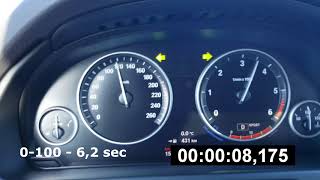 BMW X5 F15 25D (N5730D) Chip tuning 0-160 acceleration