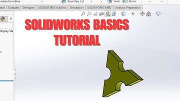 SolidWorks Basics Tutorial: Learn Core Modeling Principles Through a Simple Mechanical Part