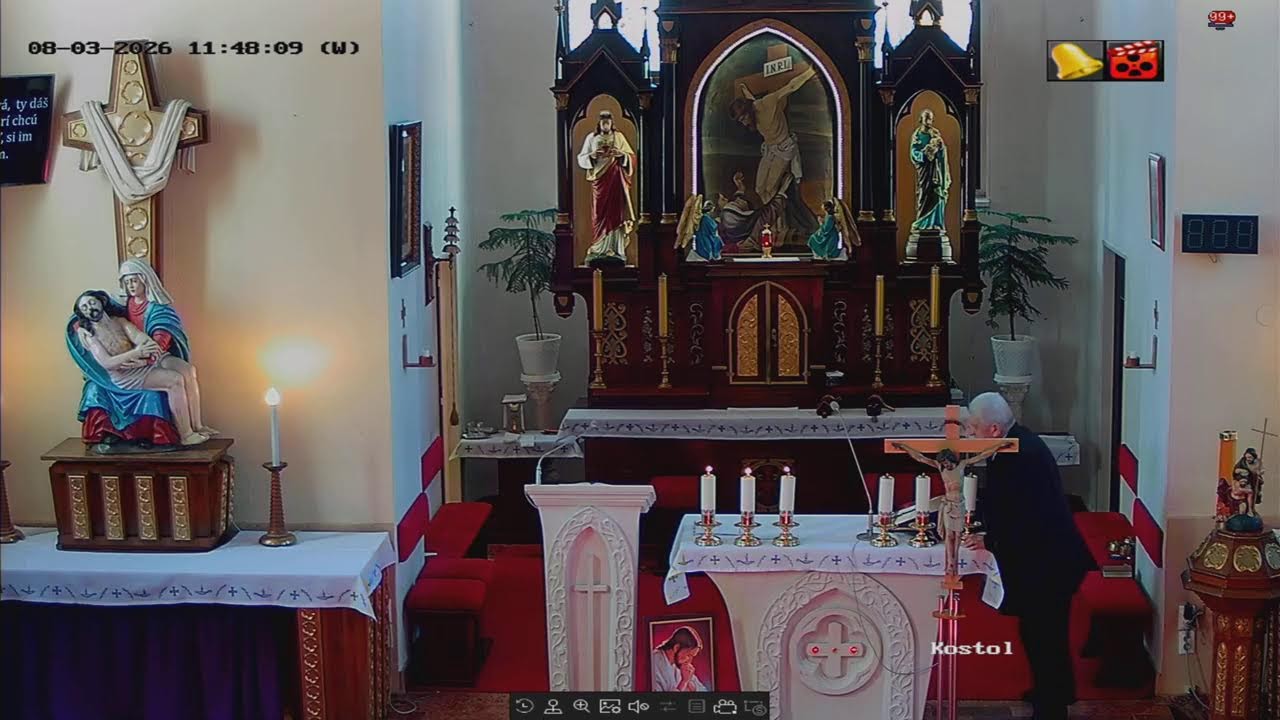 Svätá omša Farský úrad Svinná