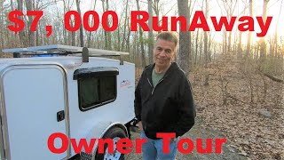 $7,000 Runaway  Range Runner Teardrop Trailer Owner tour