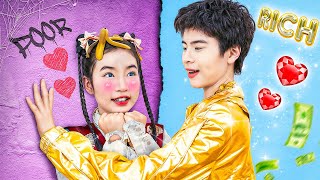 Chico Rico Se Enamora De Una Camarera Pobre! Millonario Finge Ser Pobre  | Baby Doll Español