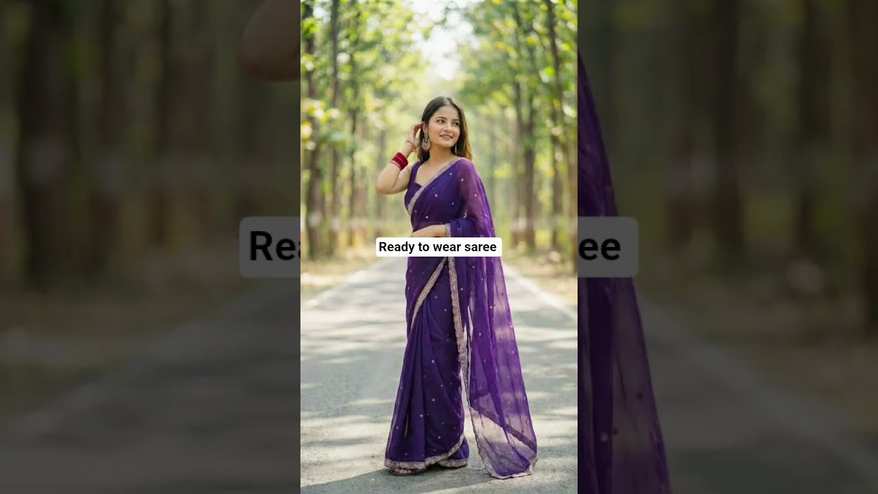 ready to wear saree 