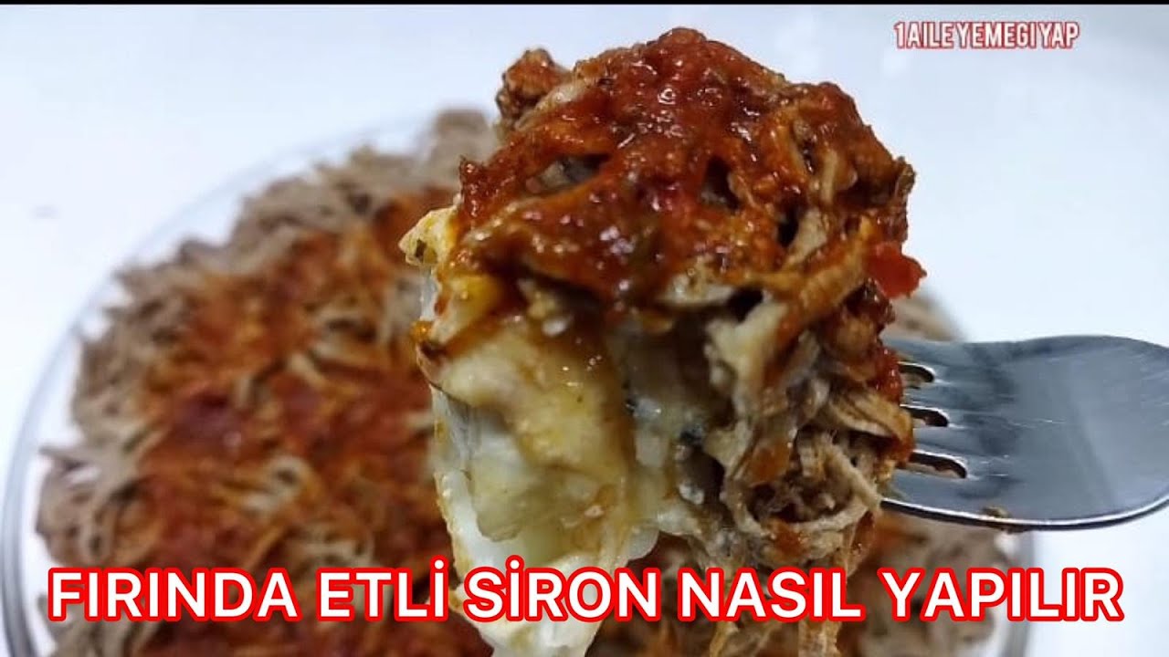 Fırında yufkalı Etli yemek tarifi siron tarifi  fırında yufkalı Et Suyuyla Yapılmış Lezzet #shorts