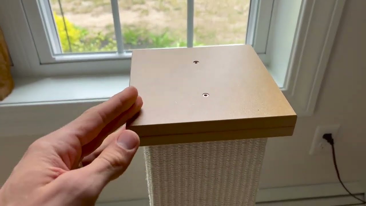 SmartCat Ultimate Scratching Post – Beige, Large 32 Inch Tower Review