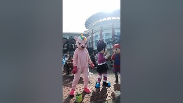 BADUT BOBOIBOY DAN BADUT KUDA PONI JOGET ASIKK DI CFD #badut #badutboboiboy #shorts