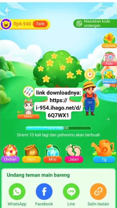 aplikasi hago penghasil uang-pohon hago #shorts