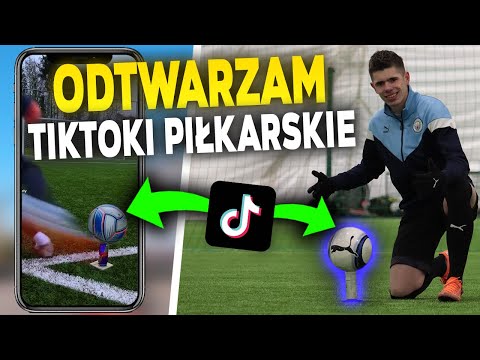 ODTWARZAM POPULARNE TIKTOKI PIŁKARSKIE NA BOISKU 2! - TIKTOK PIŁKA NOŻNA #1 | QESEK