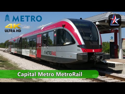 [4K] Trip Report | Cap Metro MetroRail from Austin to Leander | Austin, TX