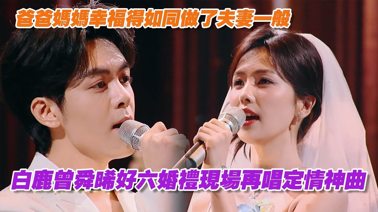 【SUB】白鹿曾舜晞好六婚禮現場再唱定情神曲《在加納共和國離婚》，爸爸媽媽幸福得如同做了夫妻一般