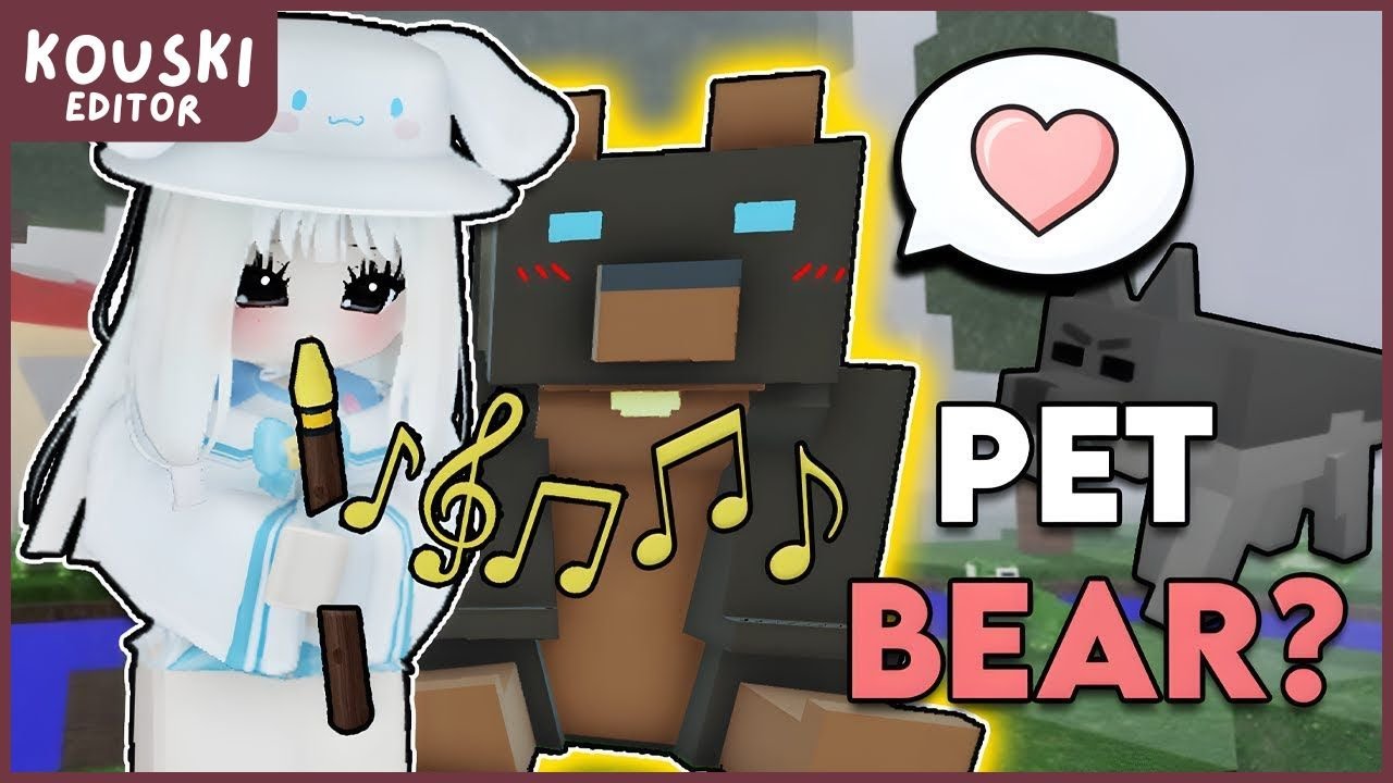 I Tamed a BEAR In 99 Nights In the Forest Taming Update Roblox | @cinnadolly - Re-Edit CinnaDolly