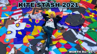 Kites collection 2021 | Kite Stash *12 ft kite , Patang , Big Kites*