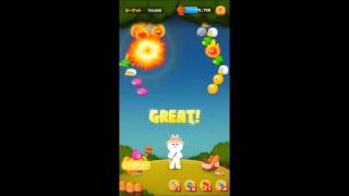 LINE バブル2　STAGE 274　黄金コニー　Golden Cony　LINE BUBBLE 2