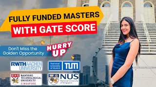 Turn your GATE score into a ticket for Masters abroad & Receive a scholarship worth 30 lac and more!