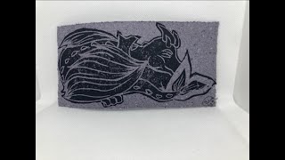 Sleeping Luck Dragon - Full Print Making Process, No Talking