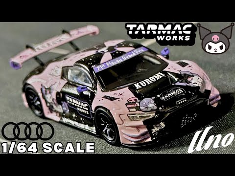Unboxing 2024 Tarmac Works x Kuromi Audi R8 LMS GT3 EVO II | UNO