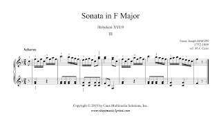 Haydn : Scherzo from Sonata in F Major, Hob. XVI:9