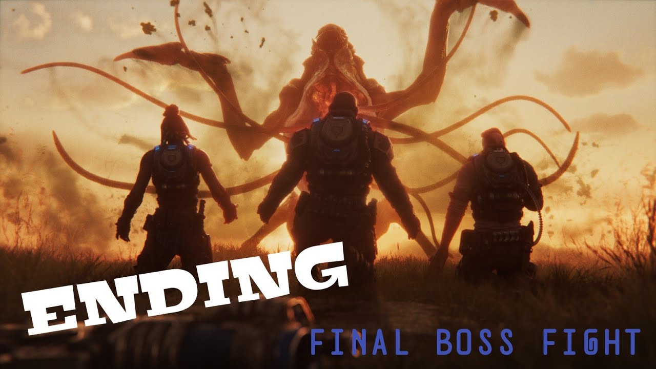 Gears 5 Gameplay Walkthrough Ending BOSS FIGHT Full HD 1080p YouTube