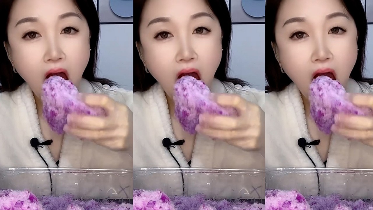 ASMR MUKBANG ICE EATING SOUNDS FROM THE FROZEN WATER