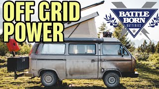 OFF GRID DURING A GLOBAL PANDEMIC || Powering A 1985 VW Westfalia For FullTime Living